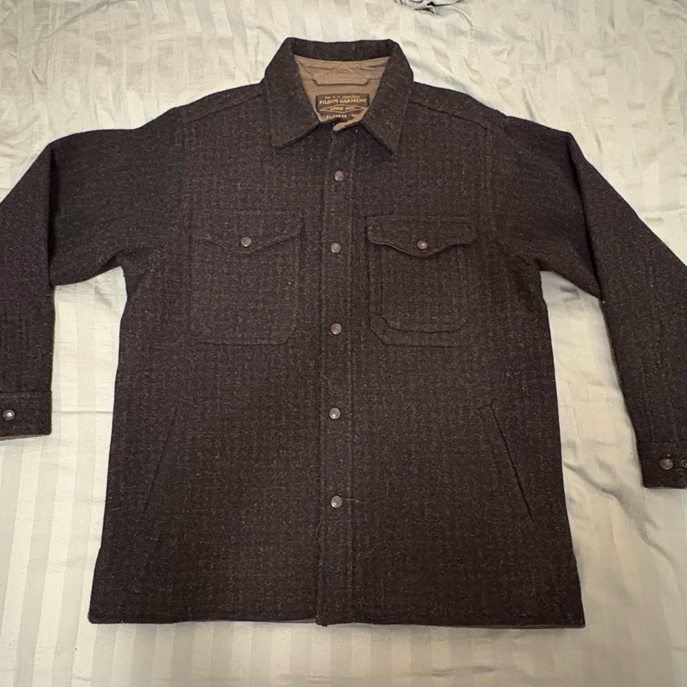 Filson Men's Lined Mackinaw Wool Jac Shirt